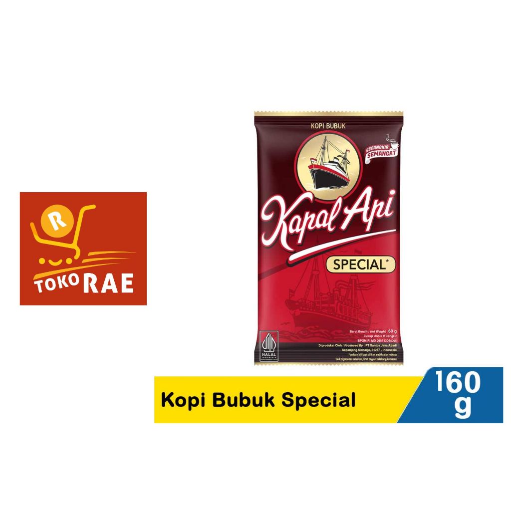 

KOPI KAPAL API SPECIAL BUBUK 160 GRAM