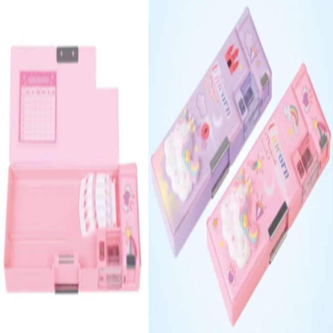 

Gramedia Bandung TSM -Xlj Hard Pencase Pink With Squishy Unicorn 35281B