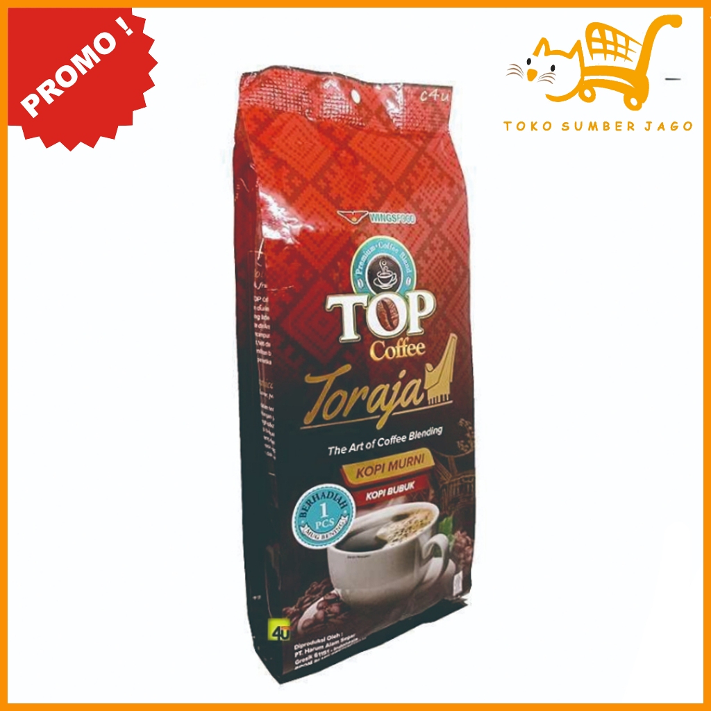 

TOP Coffee Toraja 158gr Kopi Murni Bubuk Tanpa Gula