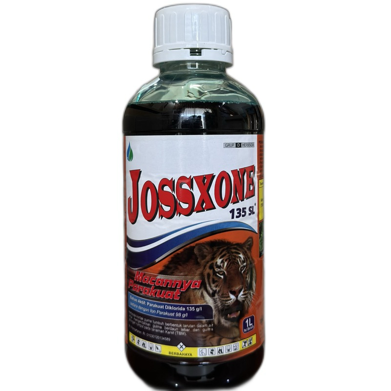 HERBISIDA KONTAK JOSSXONE 135 SL 1 LITER/RACUN GULMA BERDAUN LEBAR DAN RUMPUT TANAMAN KARET 1L