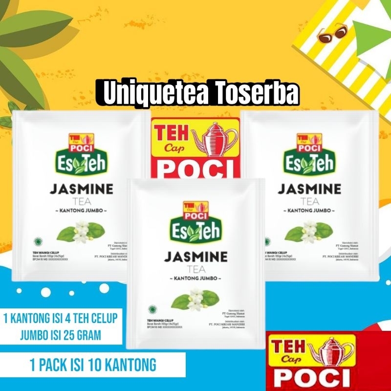 

JASMINE TEA ORIGINAL JUMBO 1 PACK ISI 10 BUNGKUS