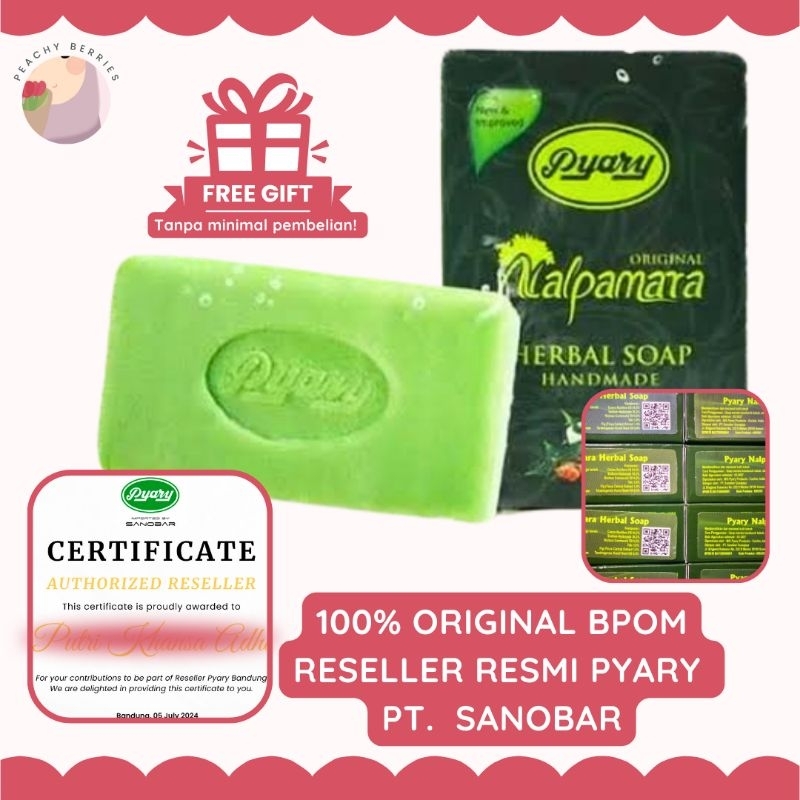 SABUN ARAB NALPAMARA PYARY BPOM ORIGINAL 100% SABUN ARAB HIJAU