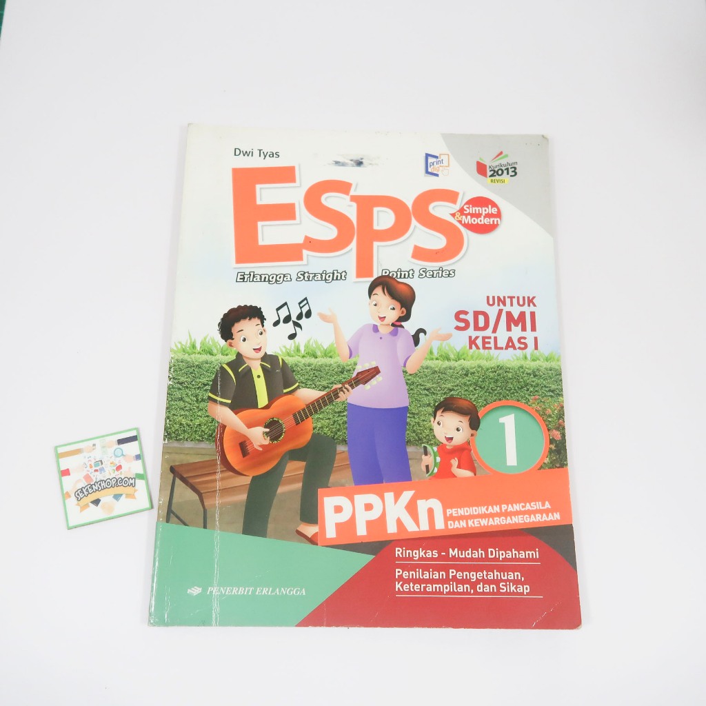 Buku esps SD PPKn kelas 1 penerbit erlangga