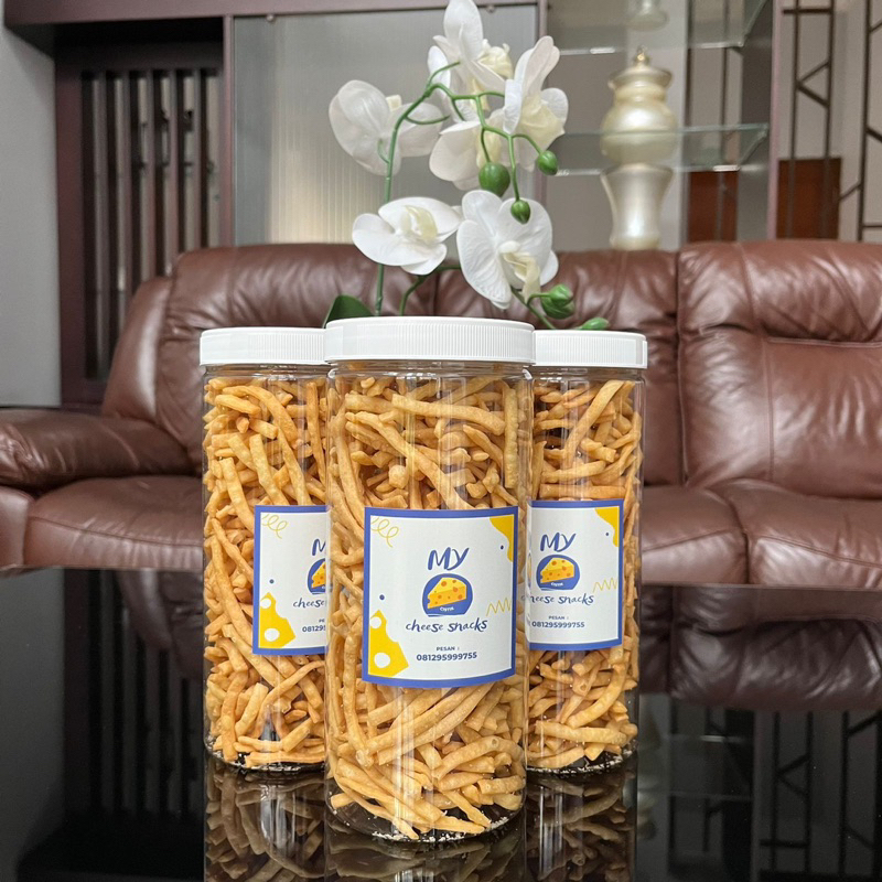 

CHEESE STICK (250gr) Cemilan Keju Premium | MY Cheese Snacks