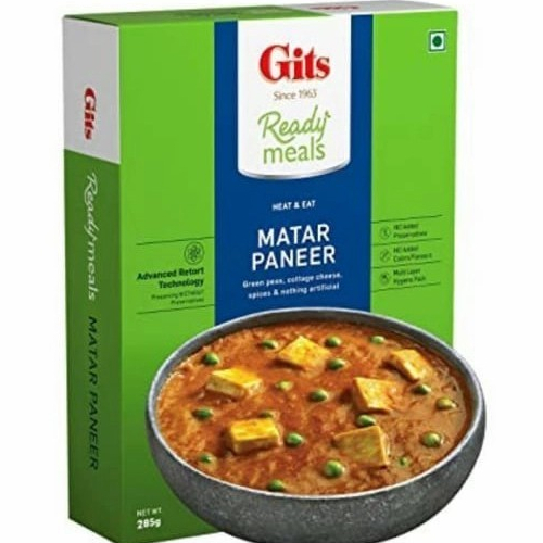 

GITS READY MEALS MATAR PANEER 285G / Heat and Eat Indian Meal