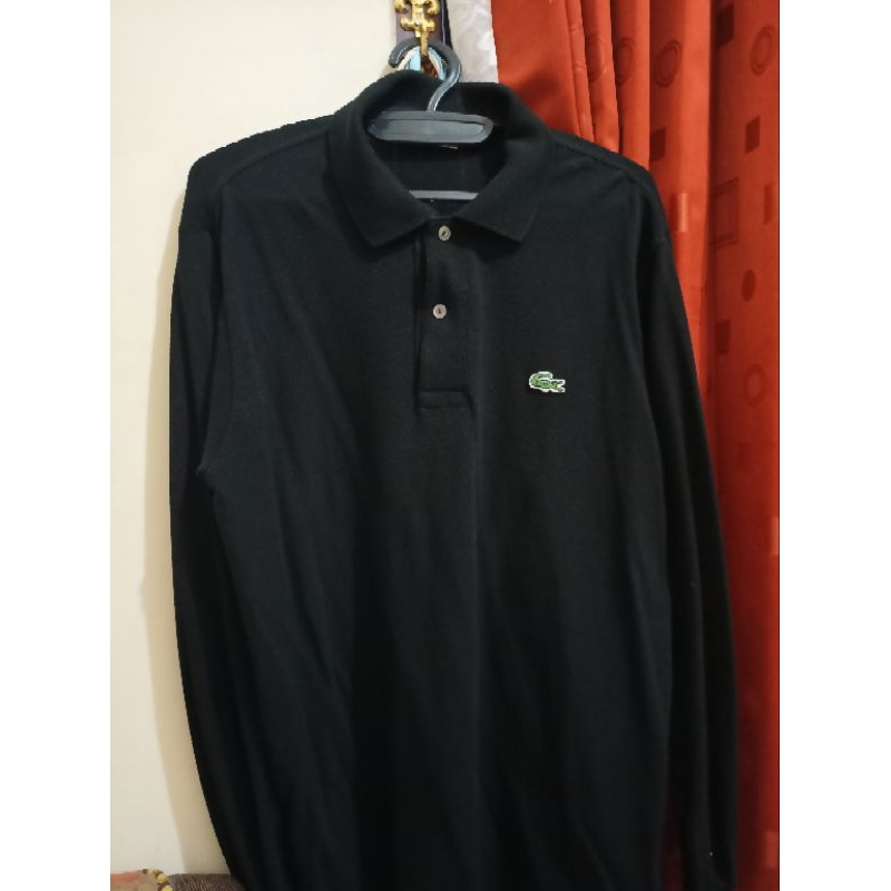 Polo Lacoste lengan panjang