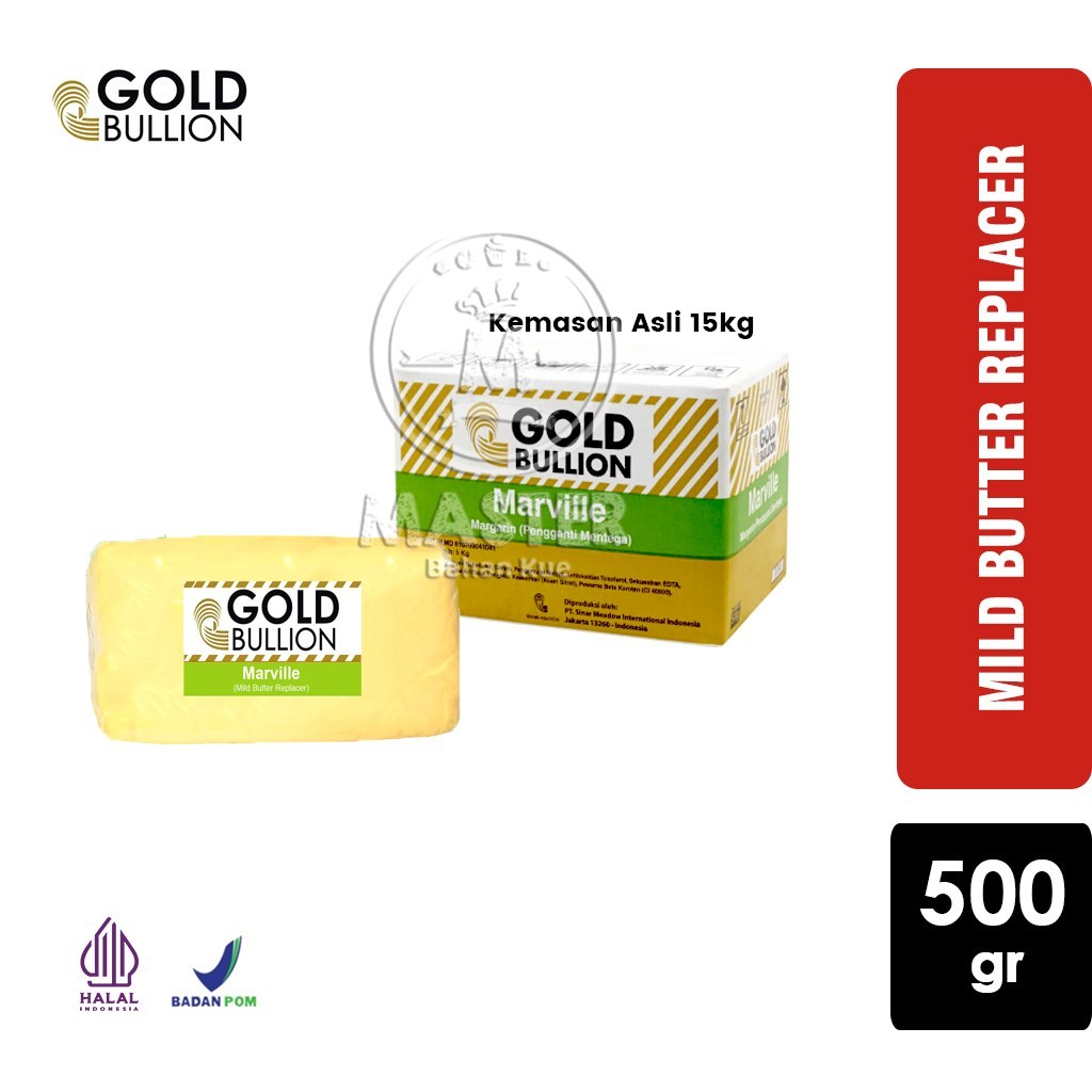 Gold Bullion Marville Margarin / Mild Butter Replacer [500 gr]