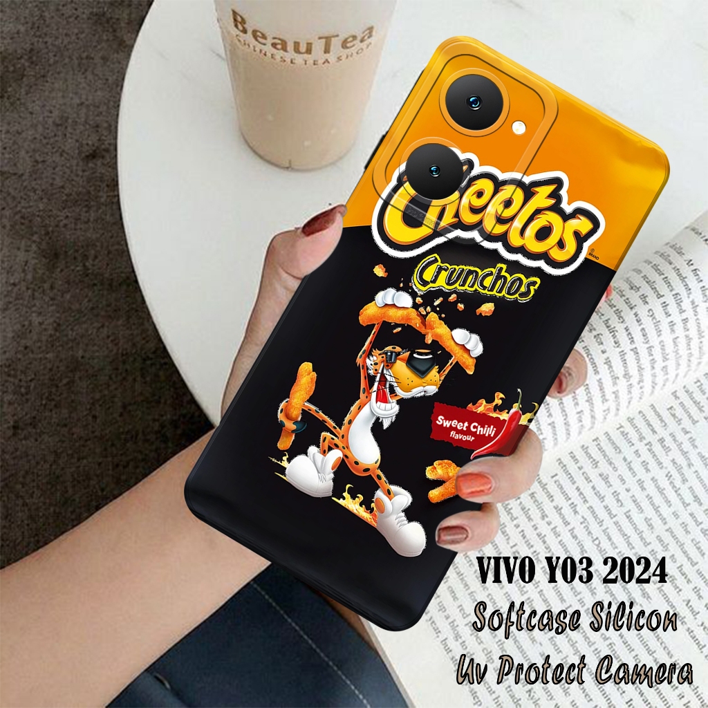 Case VIVO Y03 2024 - VIVO Y03 2024 Terbaru - Softcase  VIVO Y03 2024  - Softcase Pro Camera - Casing