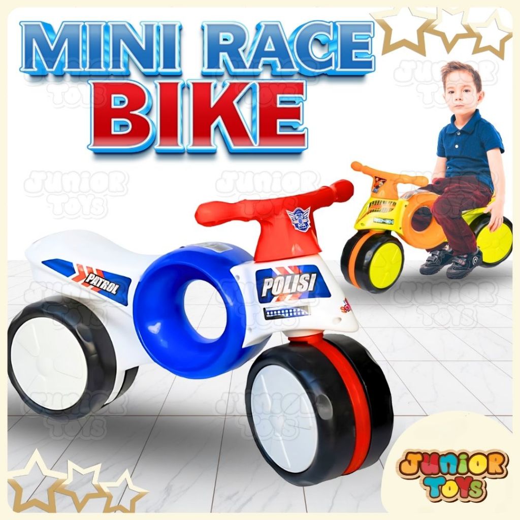 Motor Motoran Anak Mini Bisa Dinaiki Sepeda Dorong Roda 2 Balance Bike Plastik Ride On Toys
