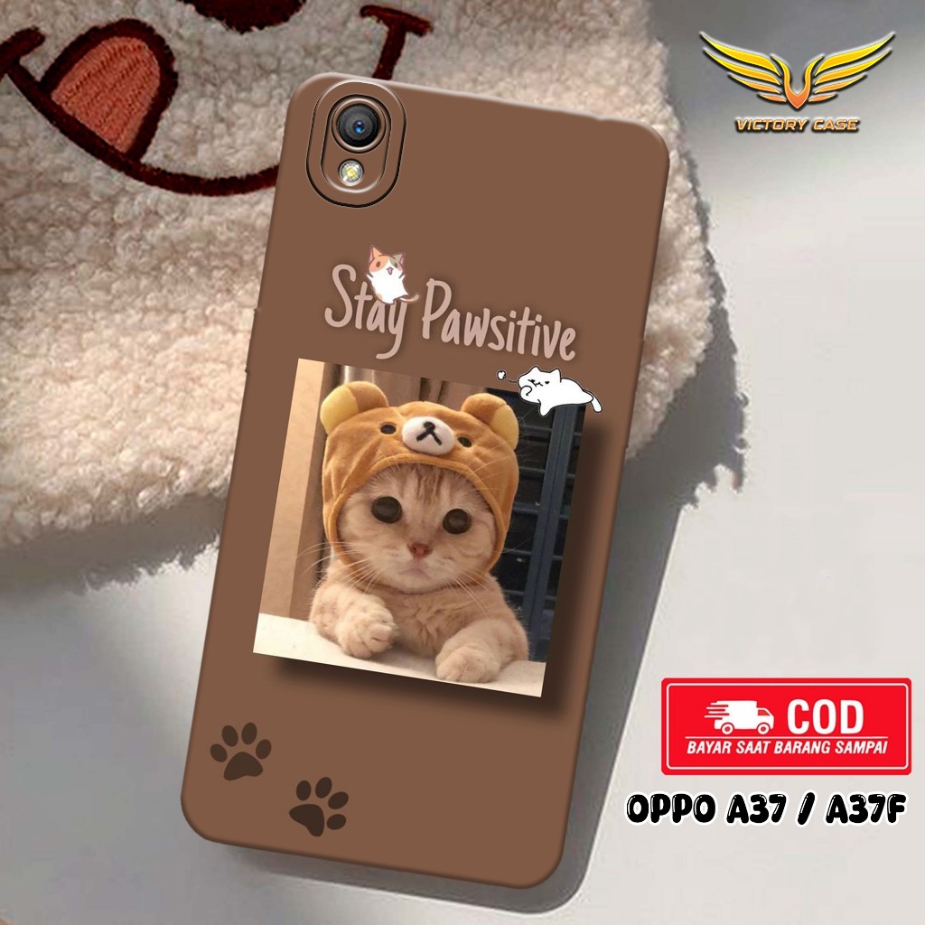 New Kucing Case - Softcase Oppo A37 / A37F Terbaru - Case Hp Oppo A37 / A37F - Casing Oppo A37 / A37