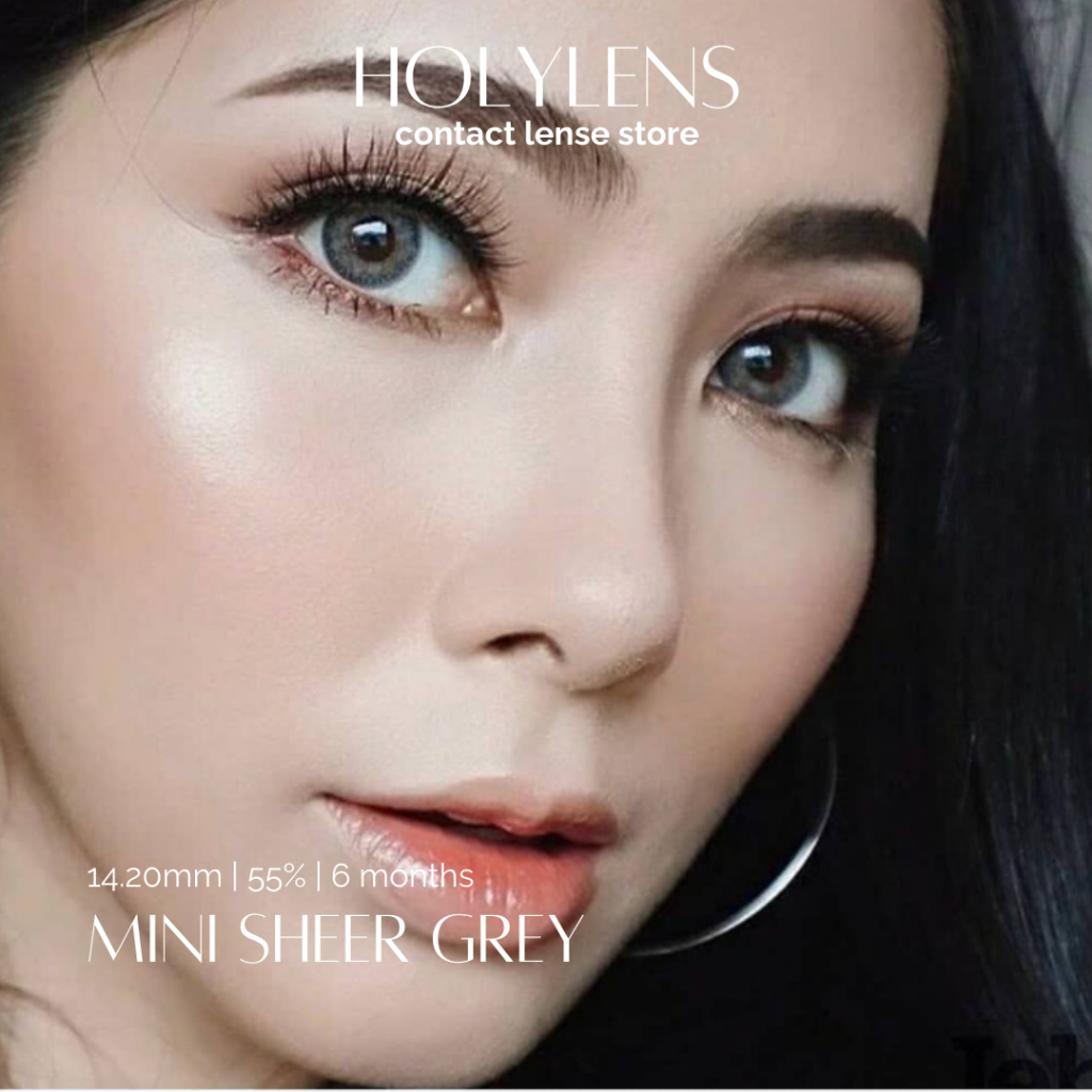Softlens Mini Sheer Grey / Softlens Kitty Kawaii - Holylens