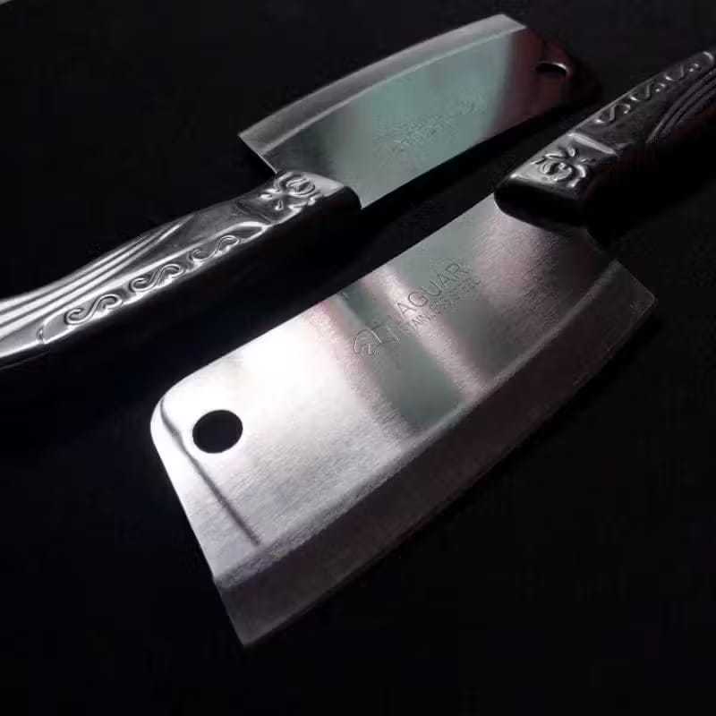 Promo Pisau Daging Tebal Stainless Steel / Golok Cincang Tulang / Golok Cacah tulang