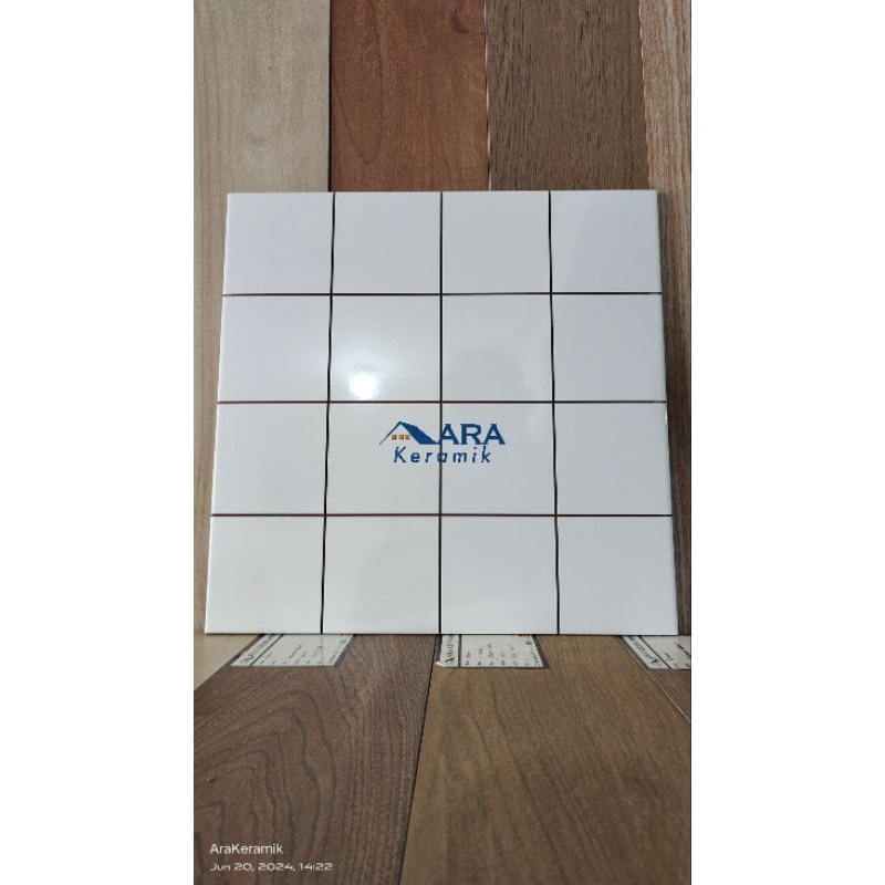 Keramik Precut Mosaik Nat Palsu Ellagress / Keramik Dinding Dapur Putih / Keramik Backsplash Kitchen