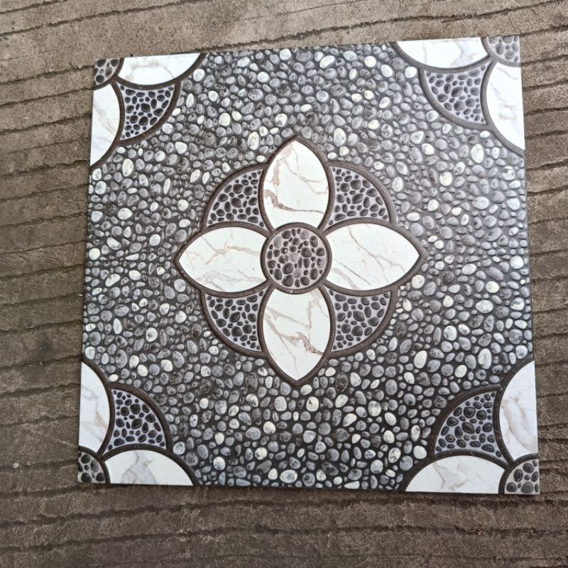 keramik lantai 40x40 carport coralito grey