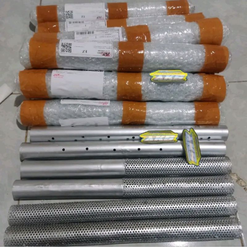 Saringan Sarangan Knalpot copy TZM CMS inlet 38mm sarangan setengah bor boran