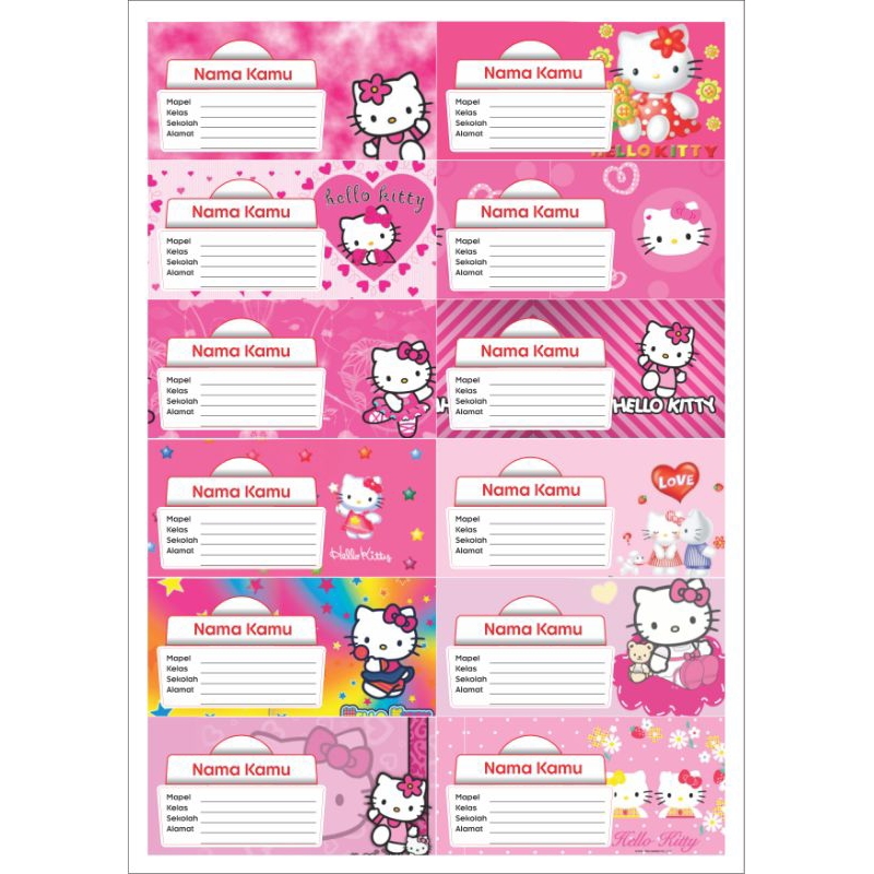 

[ SEHARI JADI ] LABEL BUKU NAMA SEKOLAH