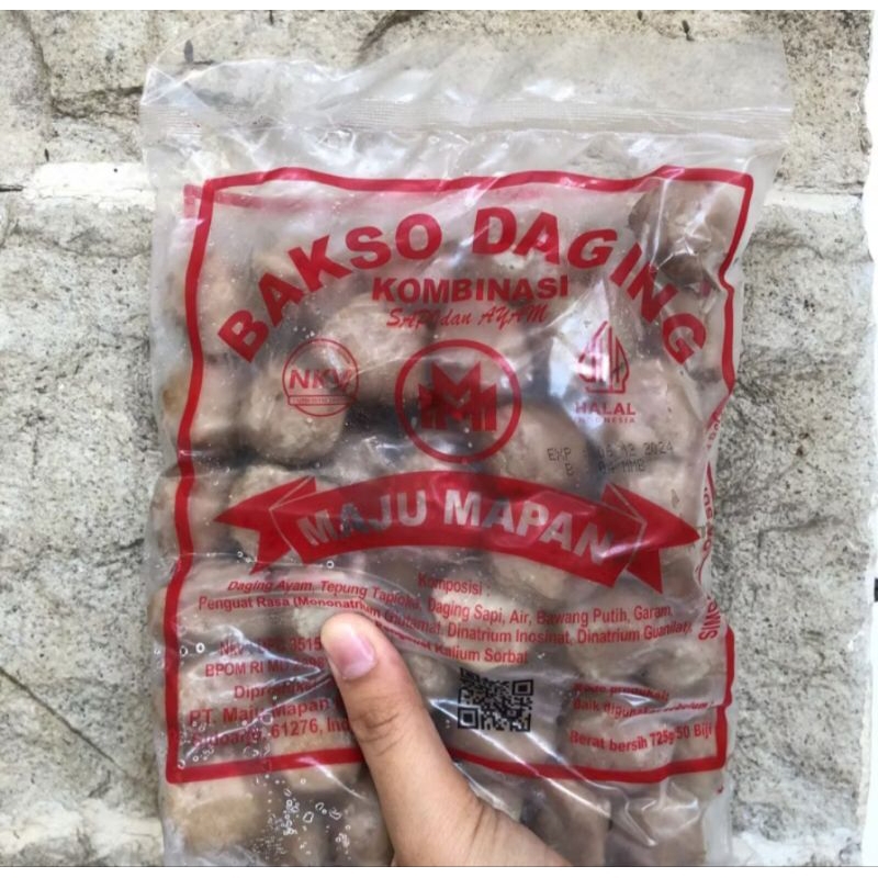 

Bakso Maju Mapan Kombinasi Sapi Ayam isi 50bj