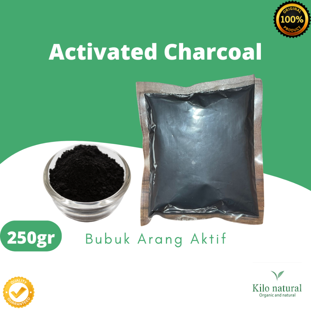 

Activated Bamboo Charcoal 250gr/ Arang Aktif Bambu 250gram ( FoodGrade)