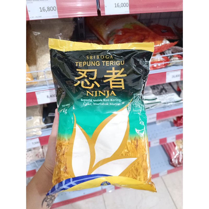 

[ 1 KG ] Tepung Terigu Ninja 1 Kg