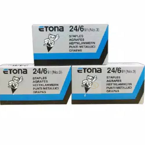 

Staples Etona 24/6 Isi Hekter No. 3 (1 kotak kecil)