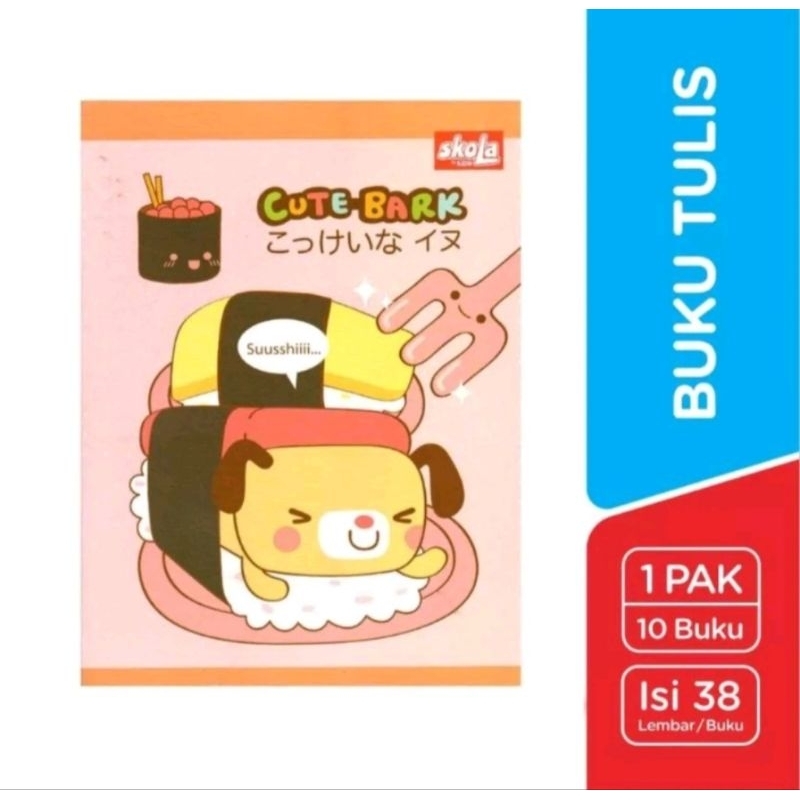 

(ISI 10) BUKU TULIS SKOLA BY SIDU BUKU TULIS BERGARIS PERALATAN SEKOLAH