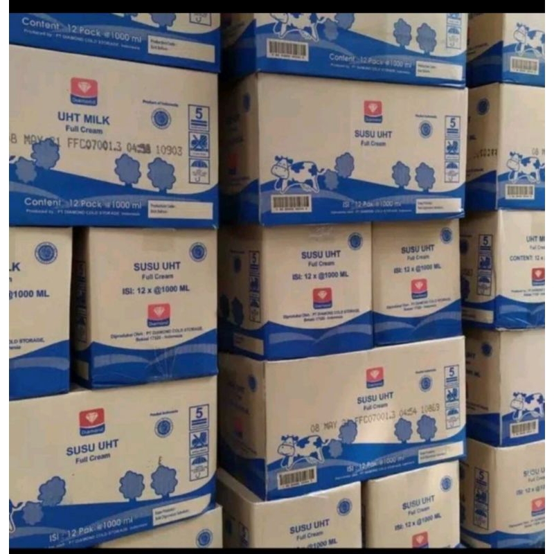 

Susu Uht Milk diamond 1000ml 12 x 1000ml