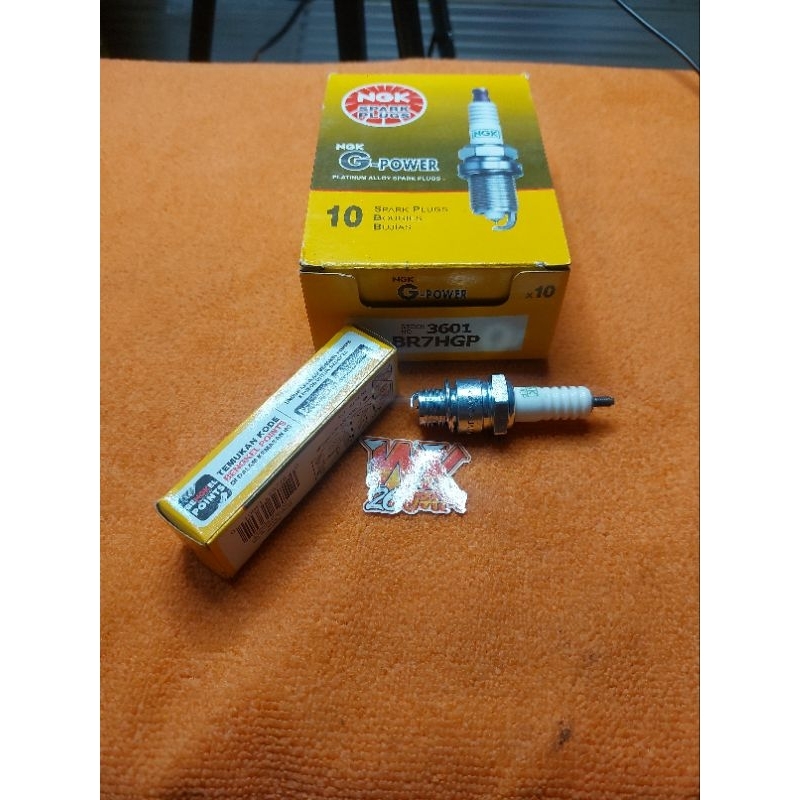 BUSI RACING NGK G POWER BR7HGP PLATINUM FIZR RXKING VESPA 2T RGR ORIGINAL Ngk japan