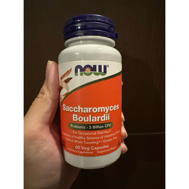 Now saccharomyces boulardii gastrointestinal support 60 caps