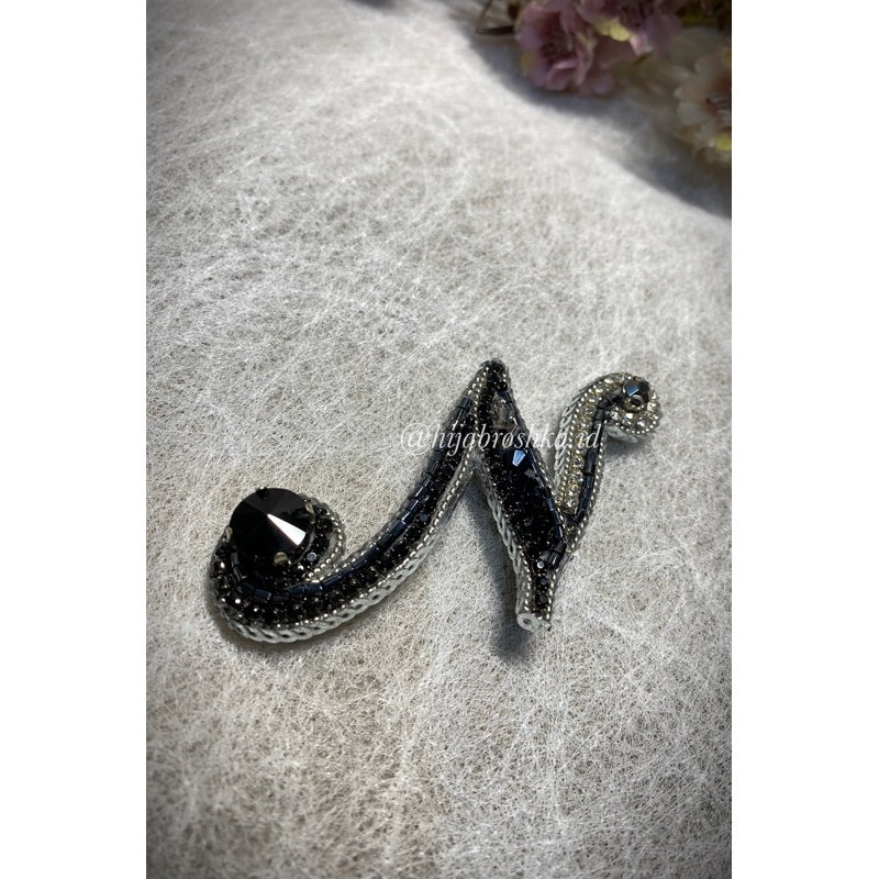 Bros Huruf N Estetik Handmade