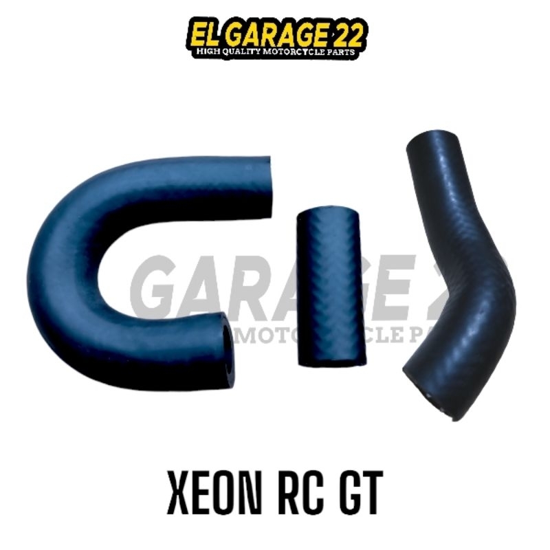 SELANG RADIATOR SET XEON RC 125/XEON GT125/AEROX 125 OLD SELANG SERAT 3PCS