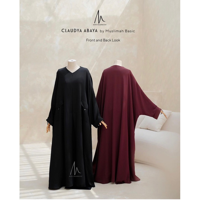 CLAUDYA ABAYA by Muslimah Basic - PRELOVED