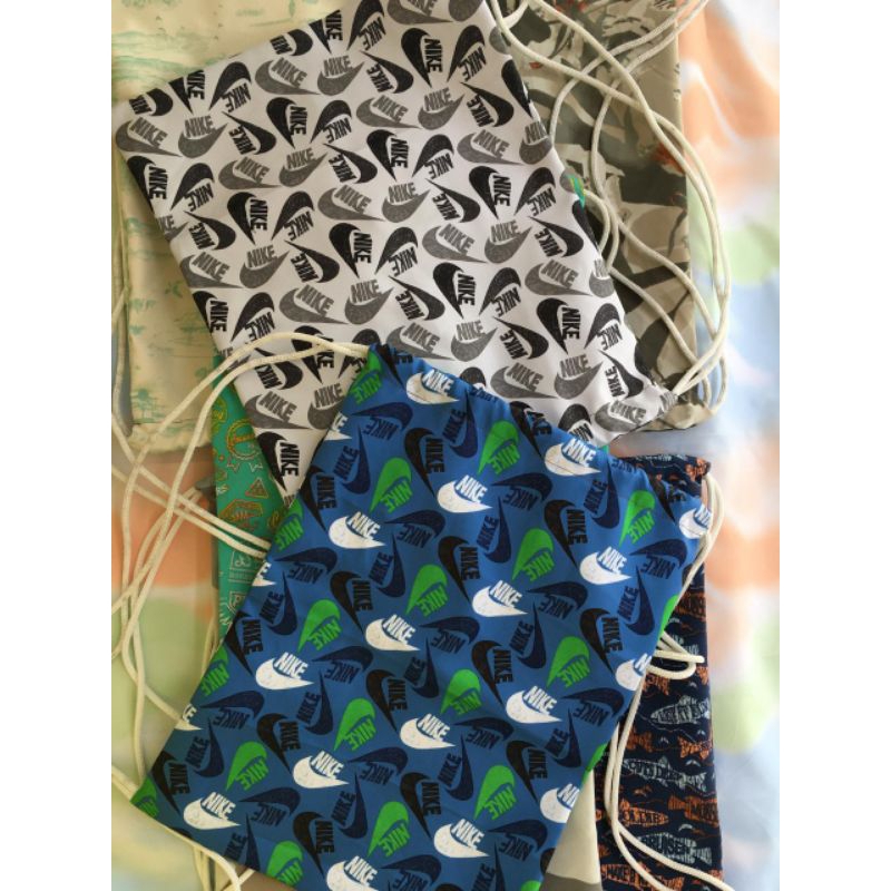 tas serut olahraga pria dan wanita bahan kain tebal