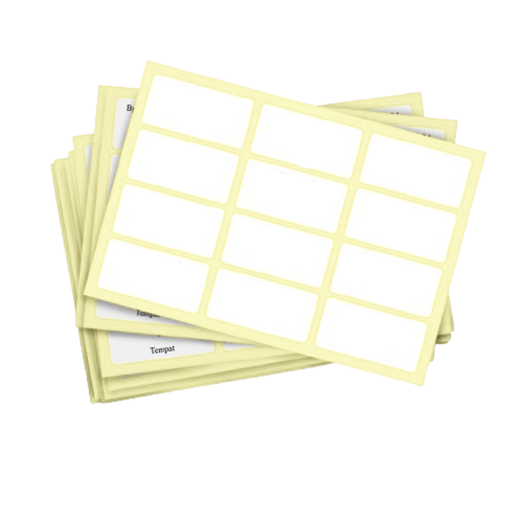 

LABEL NAMA DAN UNDANGAN YOEKER SELF ADHESIVE LABEL | 1 BUNGKUS