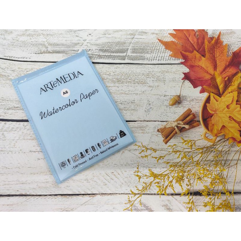 MURAH MERIAH Artemedia Watercolor Paper  kertas watercolor A6 2gm