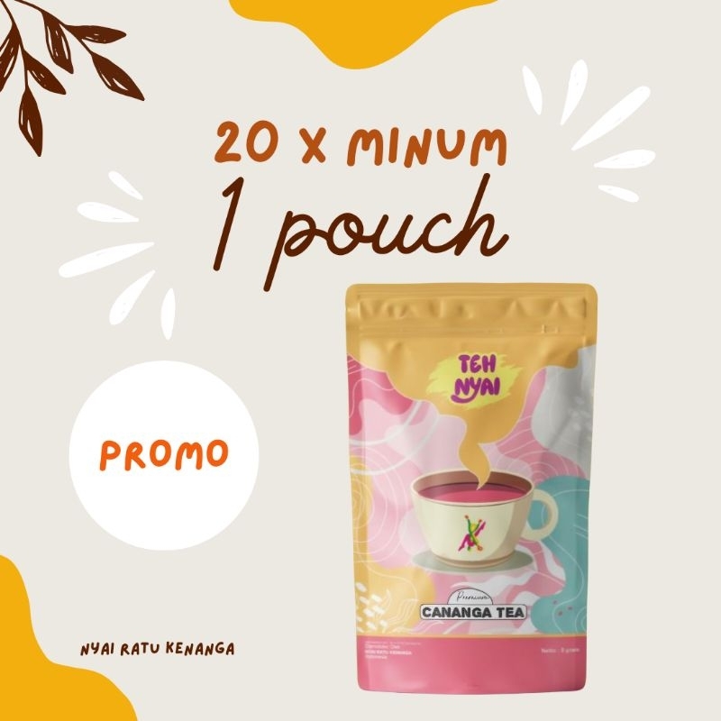 

TEH NYAI RATU KENANGA, PREMIUM CANANGA TEA l 20x MINUM Bunga Kenanga Herbal l BAHAN MASERASI