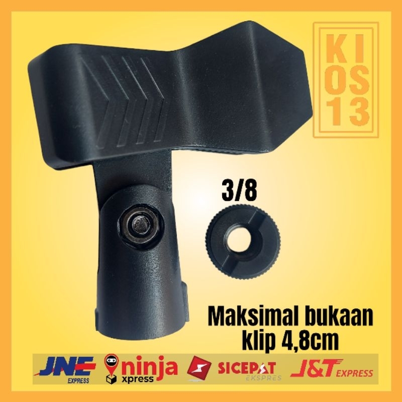 Holder Mic Microphone Mikrofon Penjepit Jepit