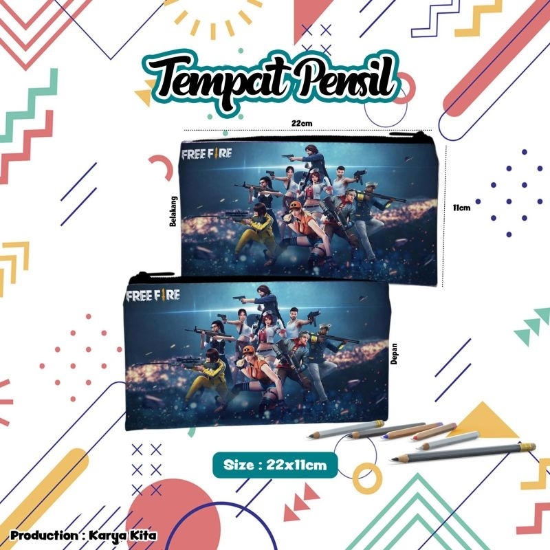 

tempat pensil katalog free fire katalog 01 langsung dikirim