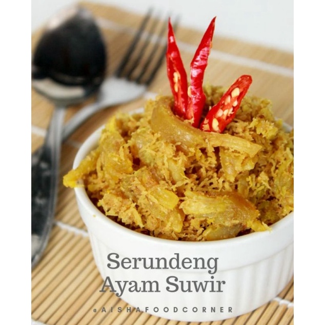 

DISCOUNT TODAY SERUNDENG AYAM SUWIR AYAM POTONG 1EKOR DLL