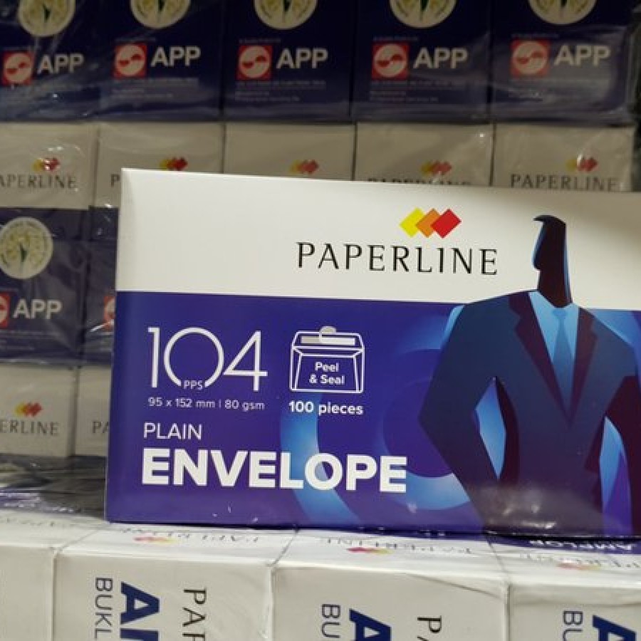 

Amplop Paperline 104 / Amplop Buklet Putih 104 pps / 95 x 152 mm 80gsm