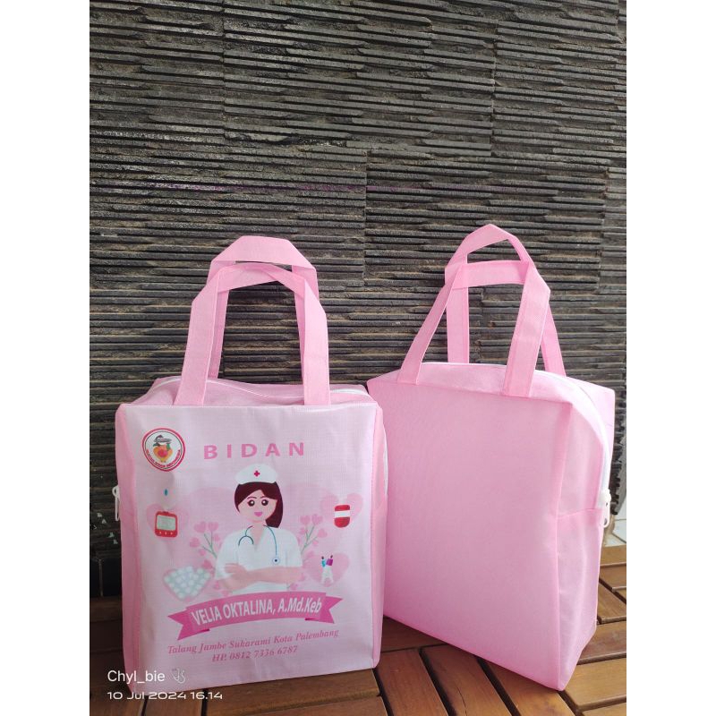 Tas Bidan - Tas Partus - Tas souvernir bidan