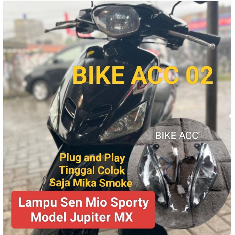 Lampu Sen Depan Mio Sporty Model Jupiter Mx Lampu Sein Depan Mio Spoty Thailand Model Mx Mika Smoke