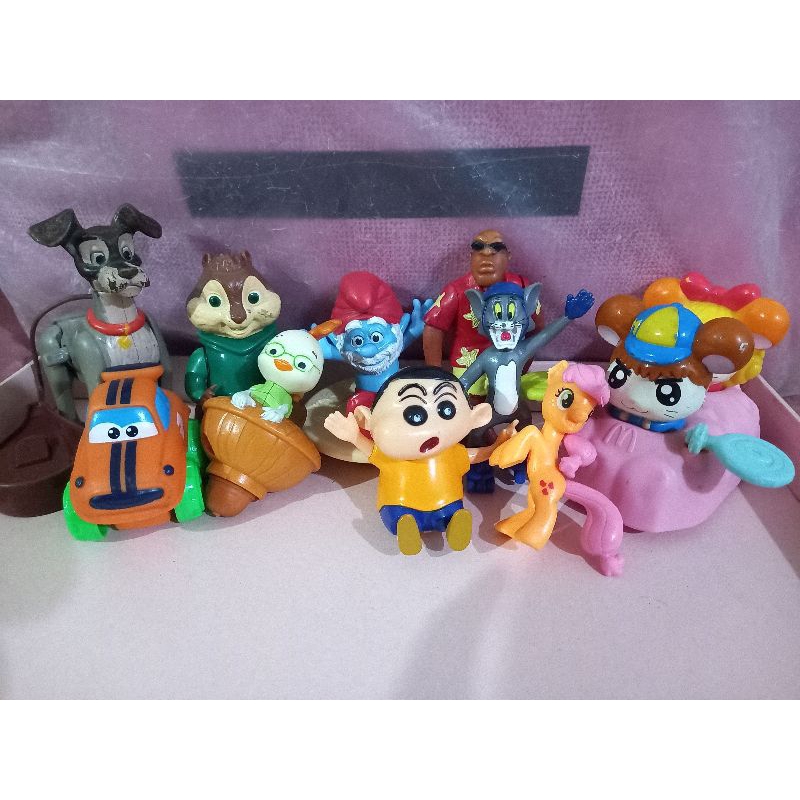 READY STOCK Shinchan / Smurf / Hamtaro / Lady and Tramp / My Little Pony / Kuda Poni / Chipmunk / Mo