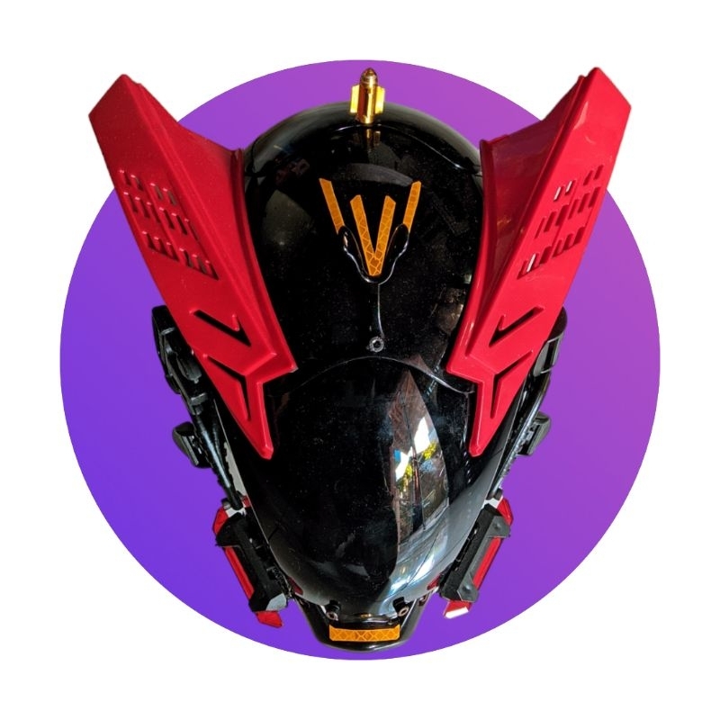 Helm Cyberpunk Topeng Tokusatsu