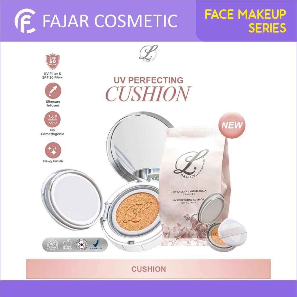 FAJARCOSMETIC - L Beauty UV Perfecting Cushion BY Laudya Chintya Bella