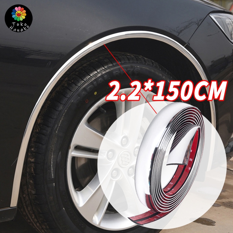 New- Warna Perak Stiker Pelindung Fender Mobil Perlindungan Fender Karet Fender Mobil Fender Mobil K