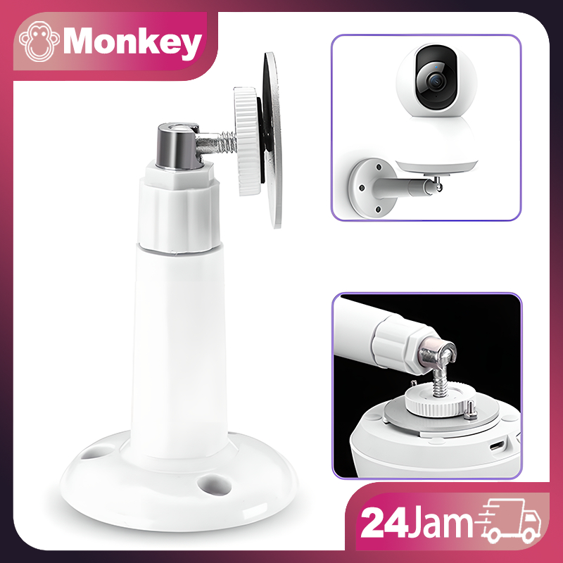 Xiaomi Bracket cctv，holder cctv Wall Mount Bracket Untuk Xiaomi Ip Camera cctv