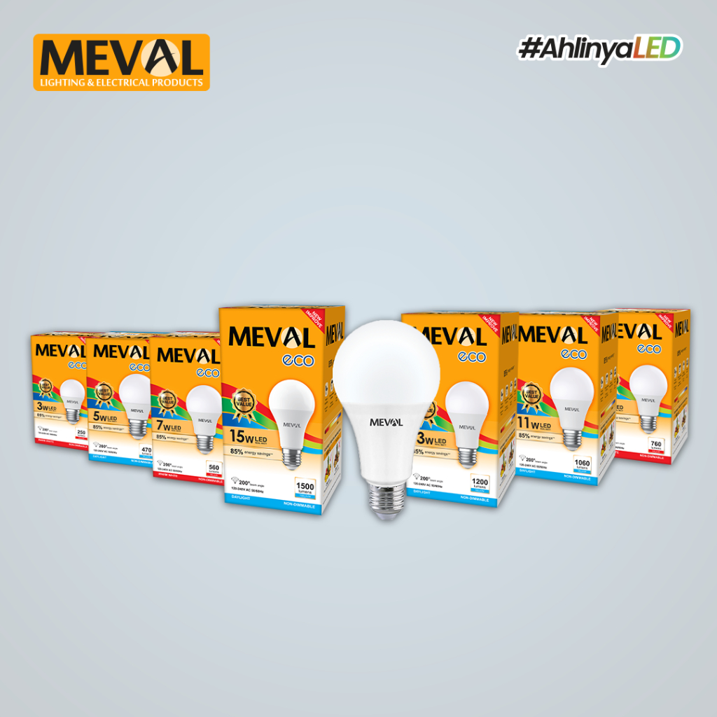 MEVAL Lampu Bohlam LED Bulb ECO