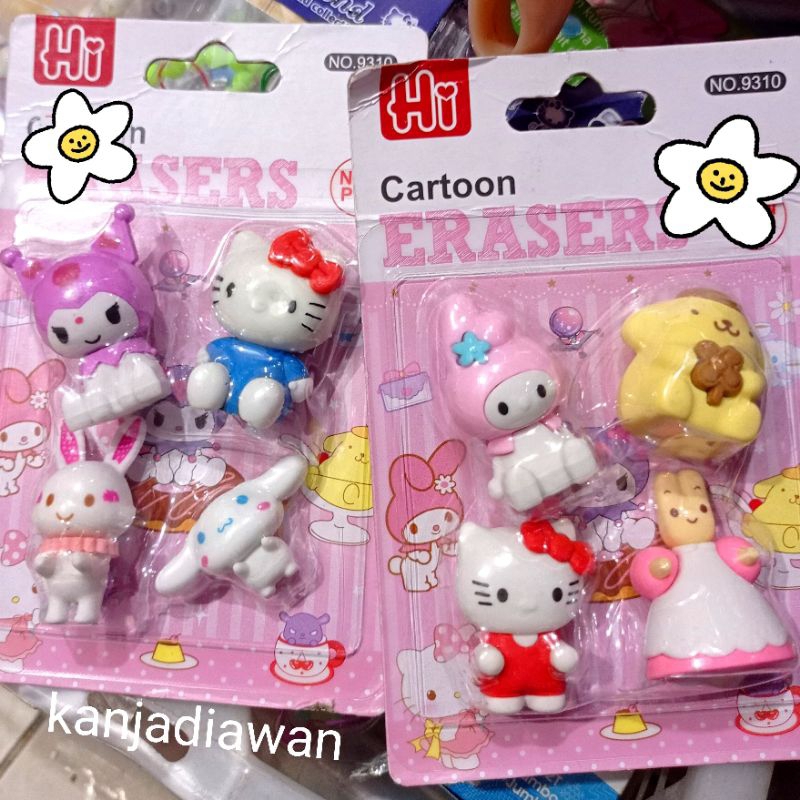 

Set Penghapus Sanrio Karakter