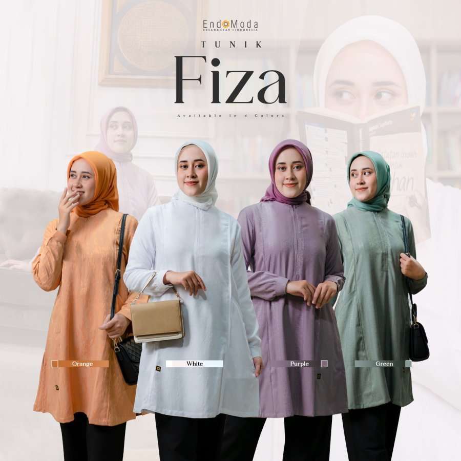 Endomoda Baju Tunik Wanita Muslim - Endomoda Tunik Fiza
