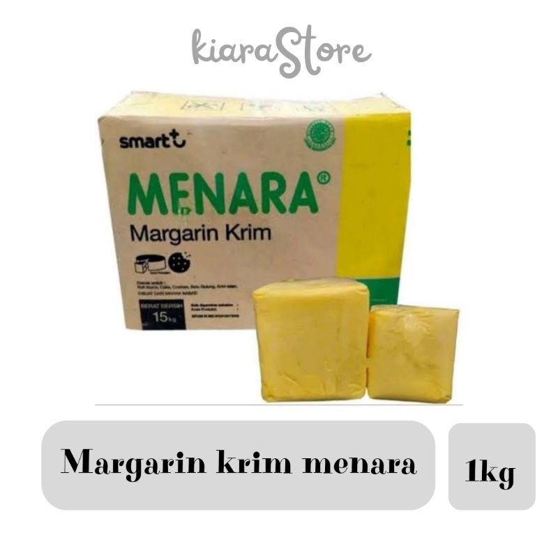 

Margarin krim menara Repack 1kg